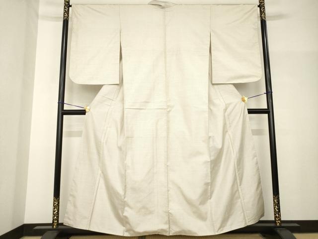 平和屋着物●本場大島紬 白大島 カタス 正絹 逸品 AABH7047ck