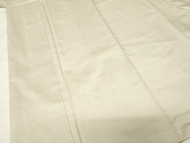 平和屋着物●本場大島紬 白大島 カタス 正絹 逸品 AABH7047ck