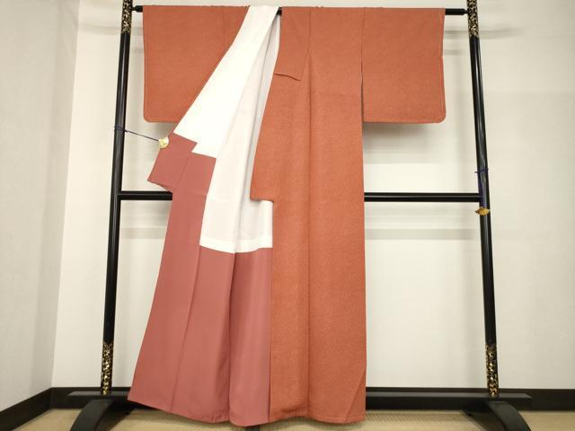 平和屋着物●江戸小紋 七福神 正絹 逸品 未使用 AABH7110ck