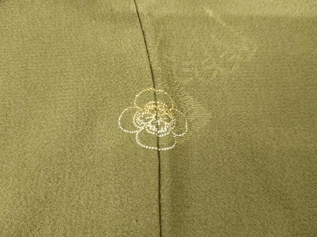 平和屋着物●アンティーク 大正ロマン 色留袖 駒刺繍 流水扇面花文 暈し染め 金銀糸 正絹 逸品 AABH7122cs