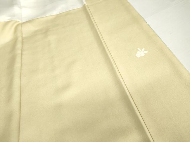平和屋着物●訪問着 地紙花蝶芝文 暈し染め 金彩 正絹 逸品 AABH7180cs