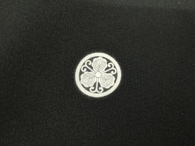 平和屋着物●本加賀友禅作家 白坂幸蔵 黒留袖 風景梅文 正絹 逸品 AABH7194cs