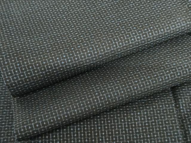 平和屋着物●男性 本場大島紬 80亀甲 総詰め 正絹 逸品 AABH7221cs