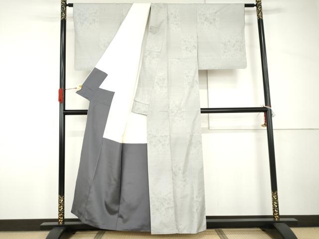 平和屋着物●本場大島紬 一元7マルキ 総絣 散らし文様 正絹 逸品 AABH7234cs