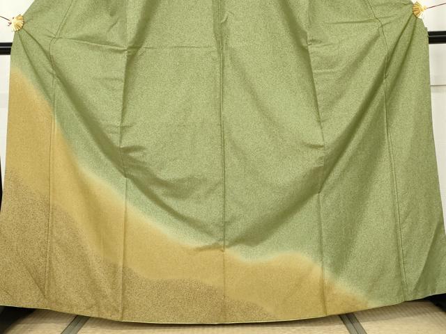 平和屋着物●本場大島紬 染大島 訪問着 霞文 正絹 逸品 AABH7242cs