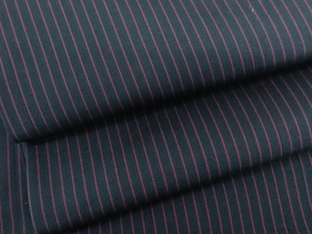 平和屋着物●お召 縞 高島屋扱い 正絹 逸品 AABH7254cs