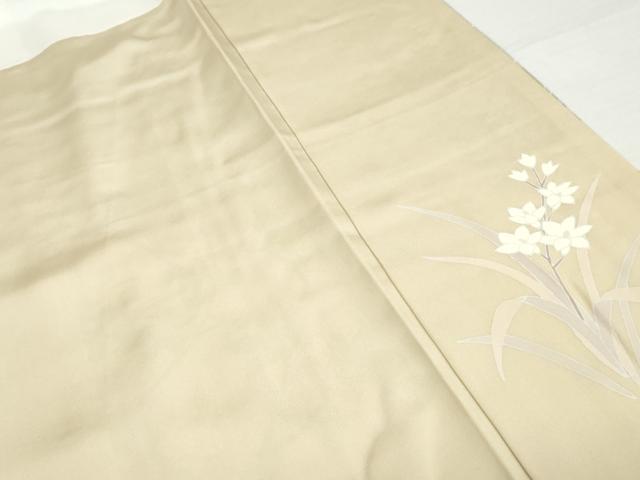 平和屋着物●訪問着 作家物 瑞穂 枝花文 暈し染め 金彩 正絹 逸品 AABH7263cs