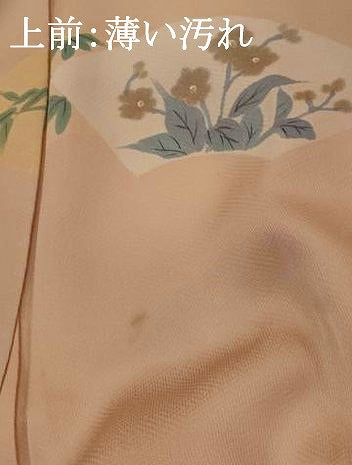 平和屋着物■訪問着 刺繍 地紙花文 暈し染め 正絹 逸品 AABH7282st
