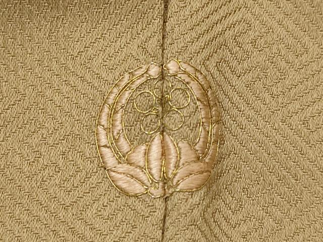 平和屋着物■豪華色留袖 作家物 駒刺繍 飛鶴文 金彩 正絹 逸品 AABH7285st