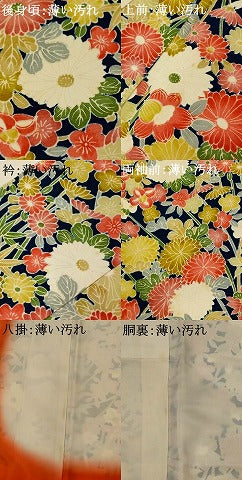 平和屋着物■上質な小紋 花づくし 正絹 逸品 AABH7329st
