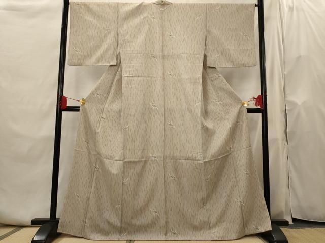 平和屋着物■小紋 舞葉文 洗える着物 AABH7350st