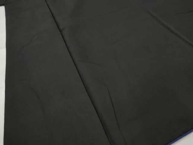 平和屋着物■男性 黒紋付 正絹 逸品 AABH7398st