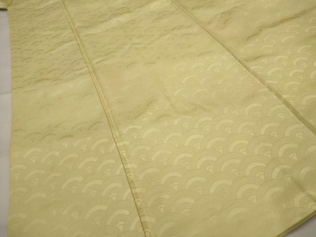平和屋着物■上質な小紋 青海波地紋 暈し染め 正絹 逸品 AABH7409st