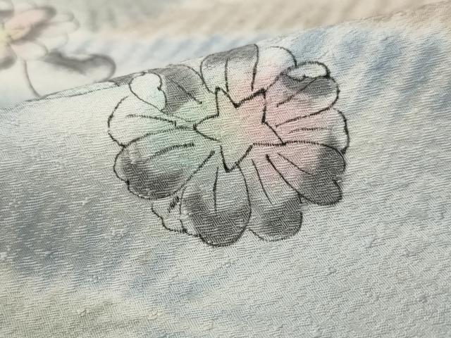 平和屋着物■訪問着 手描き 辻が花 暈し染め 正絹 逸品 AABH7427st