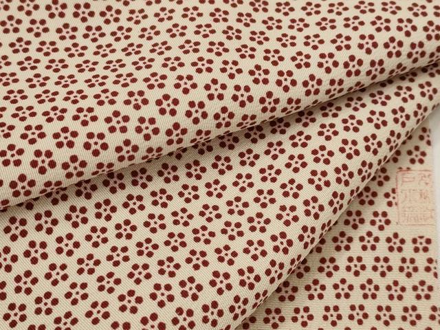 平和屋着物▽江戸小紋 単衣 花尽し やまと誂製 正絹 逸品 AABH7439st