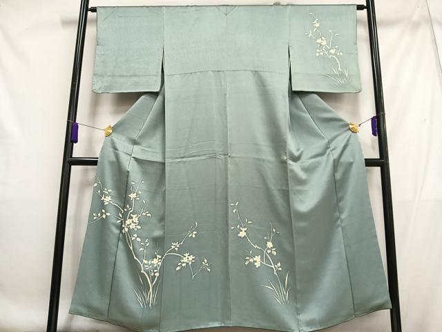 平和屋着物■訪問着 枝花文 正絹 逸品 AABH7530oa