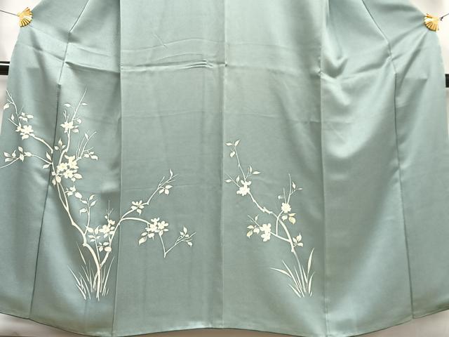 平和屋着物■訪問着 枝花文 正絹 逸品 AABH7530oa