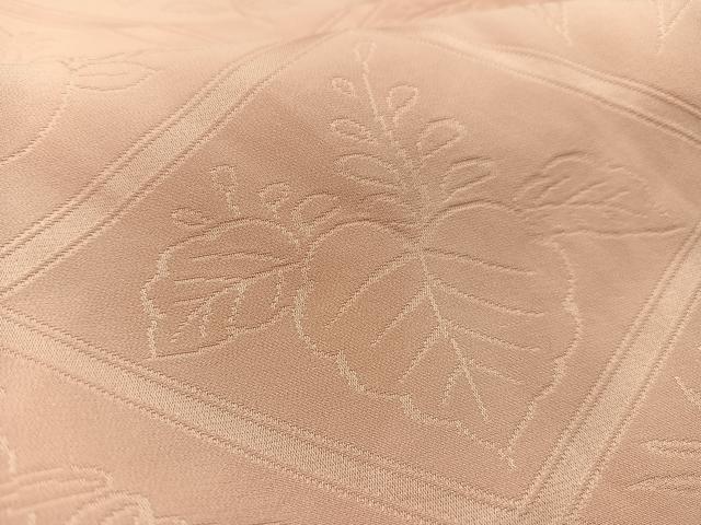 平和屋着物■上質な色無地 花菱地紋 虹色 正絹 逸品 AABH7585oa