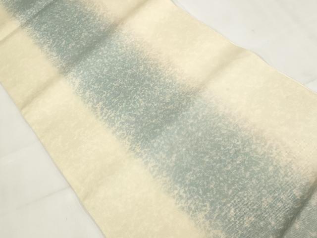 平和屋本店▼六通柄袋帯 霞間道 共箱付き 正絹 逸品 AABH7715wj