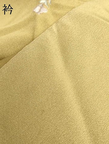 平和屋着物●訪問着 総刺繍 更紗洋花文 暈し染め 金糸 正絹 逸品 未使用 AABH7797cs