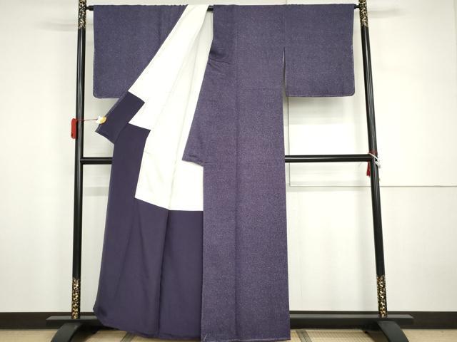 平和屋着物●上質な小紋 散らし文様 正絹 逸品 未使用 AABH7799cs