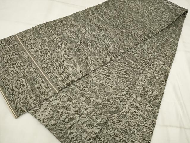 平和屋着物◎丸帯 霞幾何学文 正絹 逸品 AABH8155wj
