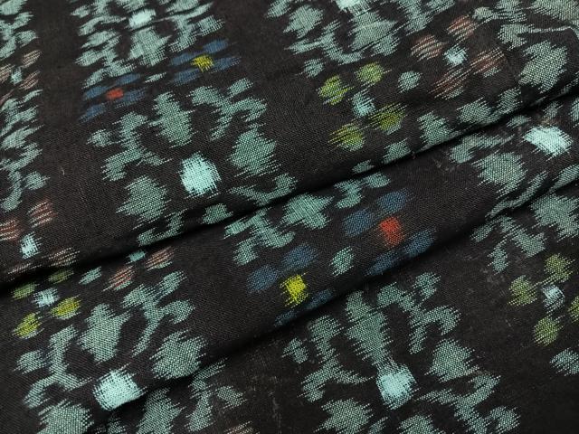 平和屋着物●久留米絣 単衣 花間道 綿 逸品 AABH8246ph