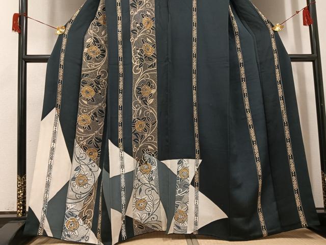 平和屋着物●訪問着 花唐草文 金彩 正絹 逸品 AABH8248ph