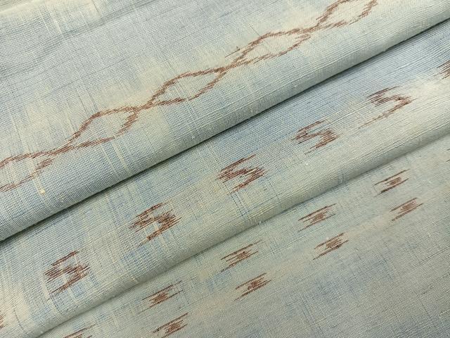 平和屋着物●上質な紬　杢目絞り　横段文　正絹　逸品　CABB4683yc 平和屋着物○上質な紬 杢目絞り 横段文 正絹 逸品 CABB4683yc 【公式通販】
