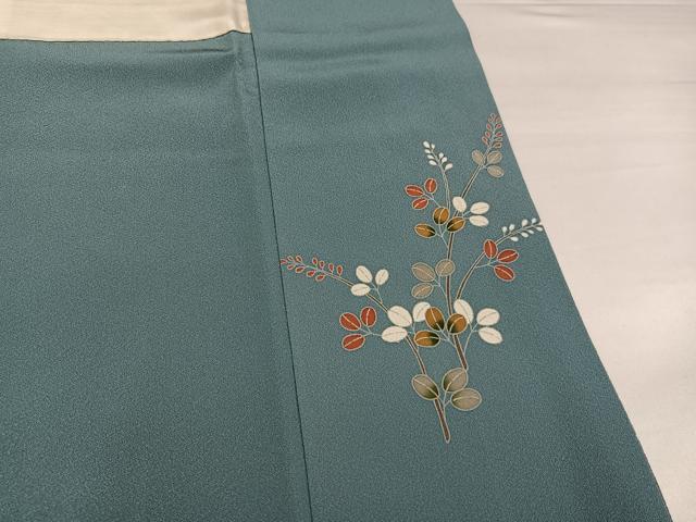 平和屋着物●訪問着 友禅 枝花籬文 暈し染め 正絹 逸品 AABH8284ph