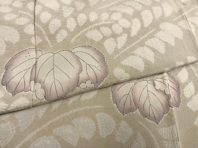 平和屋着物●訪問着 絞り 辻が花 桐 正絹 逸品 AABH8309ph