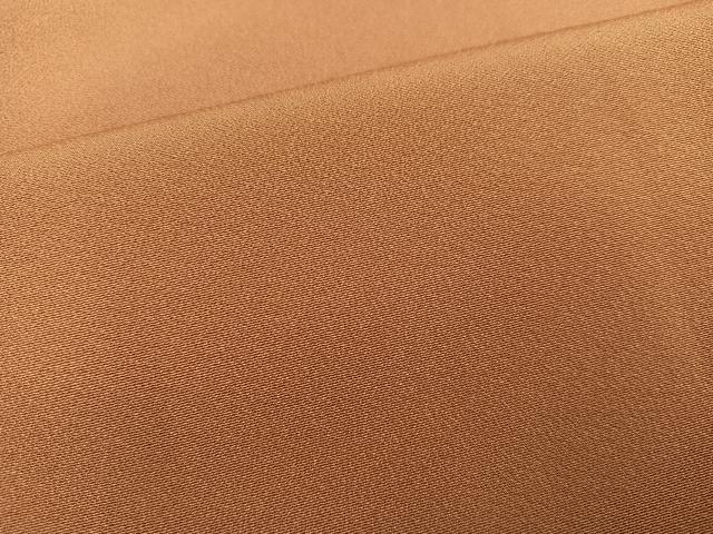 平和屋着物●上質な色無地 駱駝色 正絹 逸品 AABH8326ph