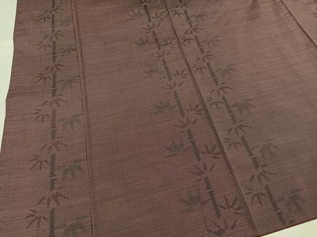 平和屋着物●本場大島紬 一元絣 笹竹文 正絹 逸品 AABH8339ph