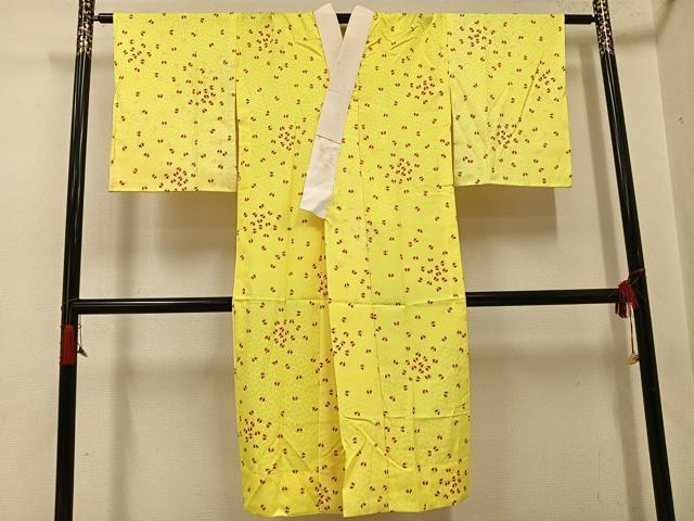 平和屋着物●長襦袢 無双仕立て 舞蝶文 洗える着物 AABH8358ph