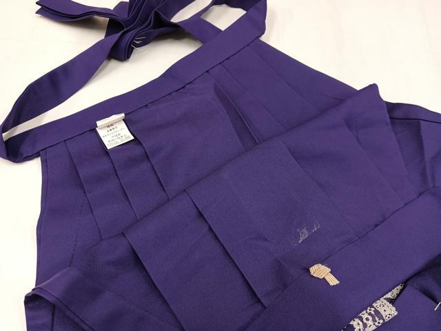 平和屋着物●女性 行灯袴 レース 色無地 滅紫色 未使用 AABH8363ph
