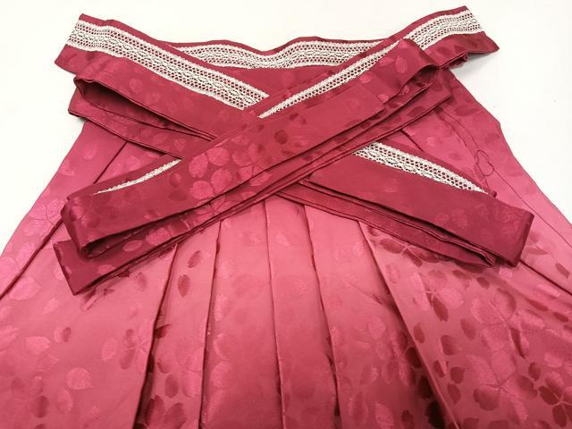 平和屋着物●女性 行灯袴 刺繍 舞桜 洗える着物 AABH8371ph