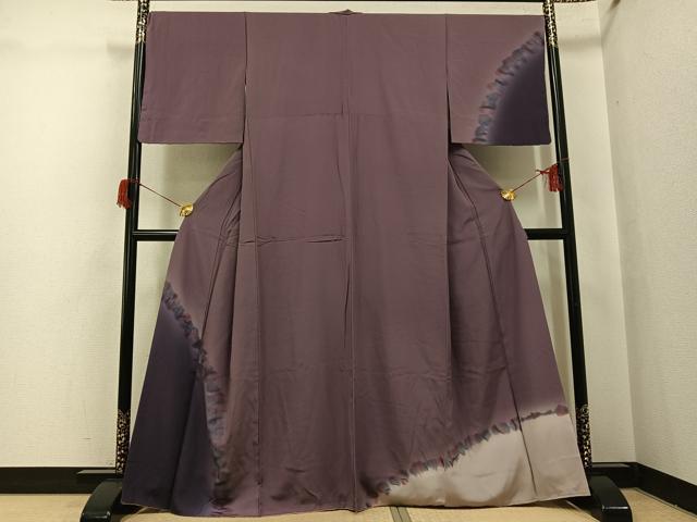 平和屋着物●訪問着 霞文 暈し染め 正絹 逸品 AABH8375ph