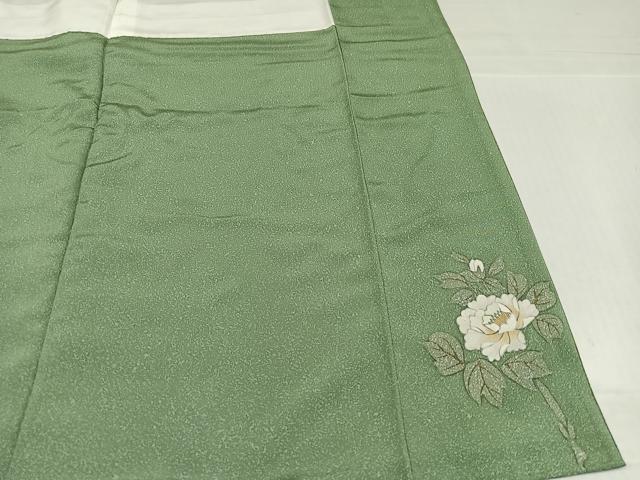 平和屋着物●訪問着 作家物 枝花文 正絹 逸品 未使用 AABH8377ph