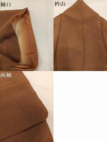 平和屋着物●江戸小紋 極小鮫小紋柄 鬼しぼ縮緬 正絹 逸品 AABH8383ph