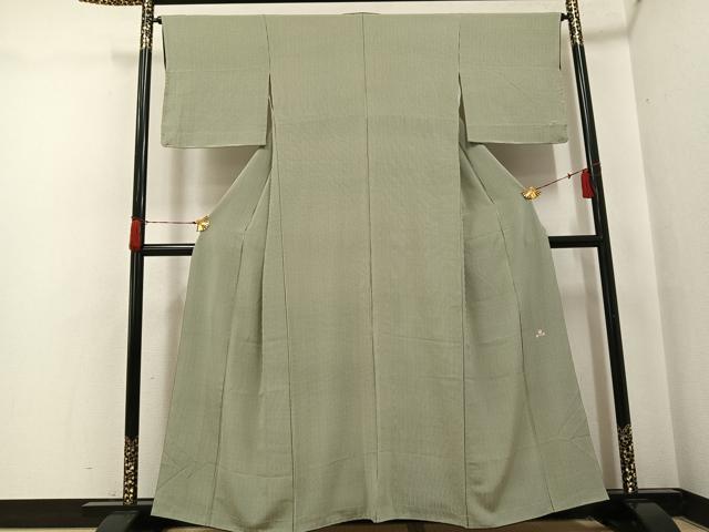 平和屋着物●江戸小紋 新井梅春 竹縞 正絹 逸品 AABH8390ph