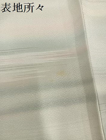 平和屋着物●染色家 岩浅公展 小紋 霞文 暈し染め 正絹 逸品 AABH8391ph