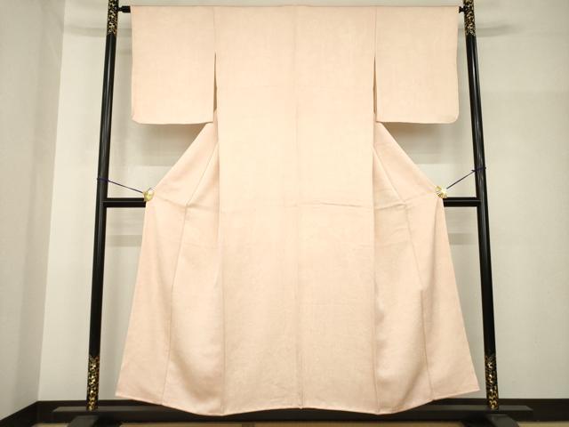 平和屋着物●上質な小紋 枝花文 松 正絹 逸品 未使用 AABH8431ck