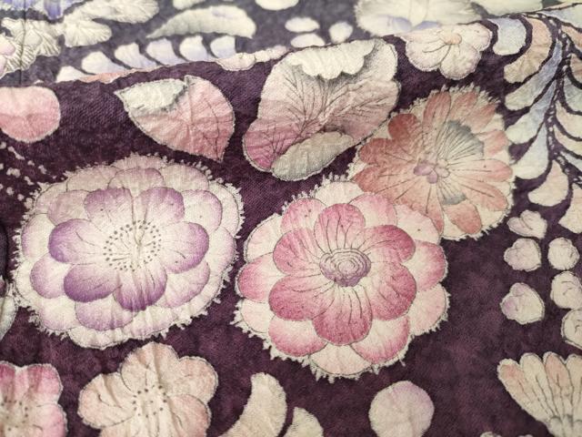 平和屋着物●訪問着 辻が花 舞花文 暈し染め 正絹 逸品 AABH8441ck
