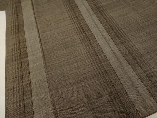 平和屋着物●本場大島紬 カタス9マルキ 間道 正絹 逸品 AABH8471ck