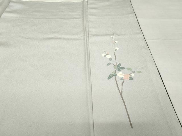 平和屋着物●訪問着 友禅 枝花文 暈し染め 正絹 逸品 AABH8477ck
