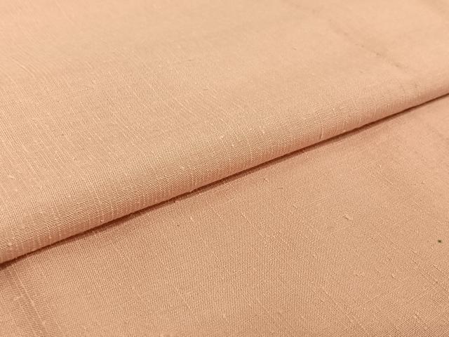 平和屋着物▽結城紬 単衣 撫子色 正絹 逸品 AABH8538jh