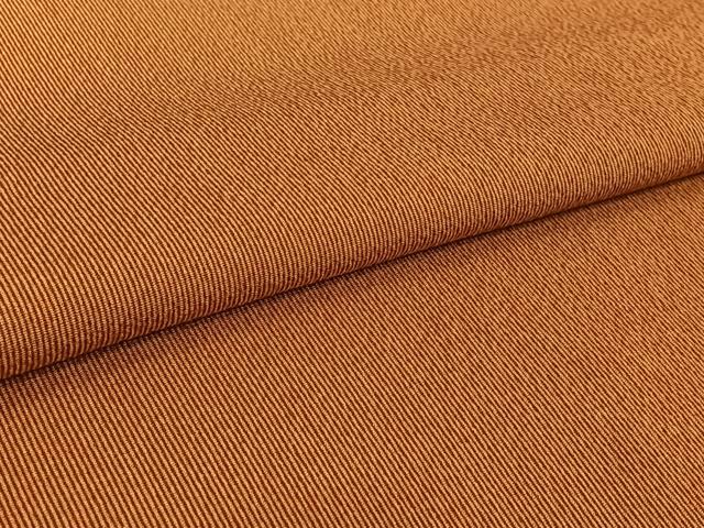 平和屋着物▽江戸小紋 単衣 万筋 杏色×褐色 正絹 逸品 AABH8627jh