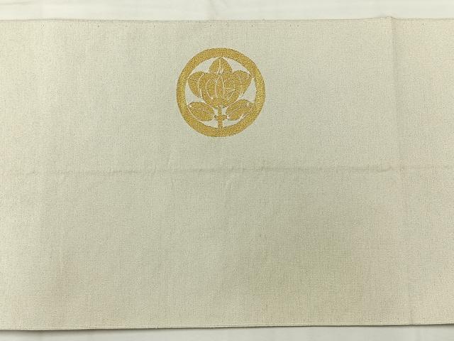 平和屋着物◎綴れ 八寸名古屋帯 花丸文 金銀糸 正絹 逸品 AABH8692uk