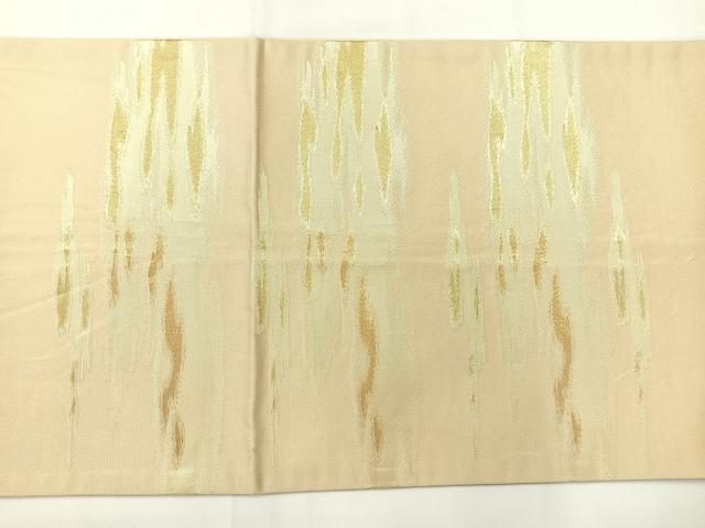 平和屋着物◎太鼓柄袋帯 霞文 金糸 正絹 逸品 AABH8707uk