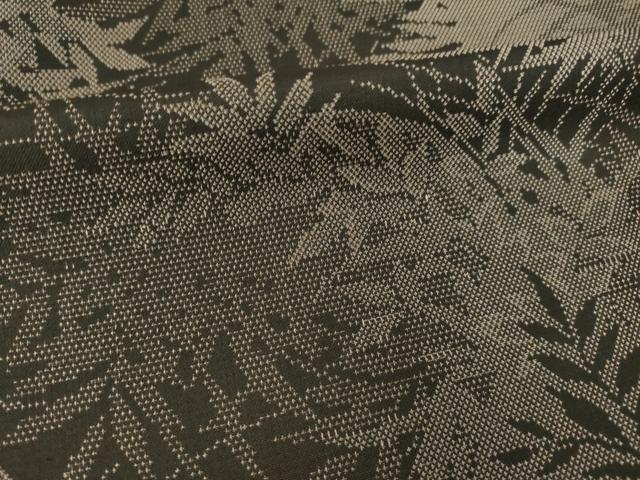 平和屋着物●お召 草花文 正絹 逸品 AABH8763ck